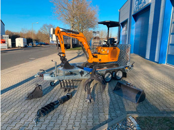 Μίνι εκσκαφέας, Τρέιλερ Minibagger BK1500JS + Anhänger *INKL.19% MWST*BERGER KRAUS*KUBOTA*JOYSTICK*ZUBEHÖRPAKET*SOFORT!*: φωτογραφία 2