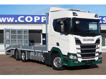 Φορτηγό αυτοκινητάμαξα Scania R500 NGS Machine oprijwagen Stuur as.: φωτογραφία 2