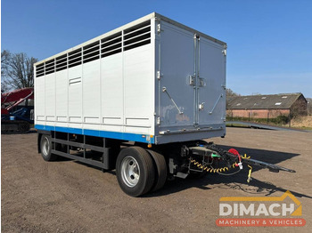 Ρυμούλκα για τρακτέρ LEVEQUES Veetransport aanhanger livestock trailer 1 laag!: φωτογραφία 5