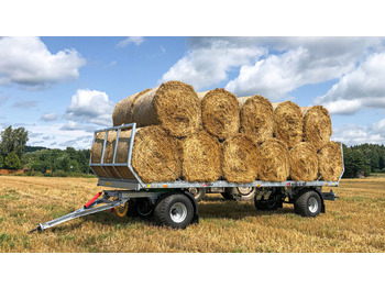Νέα Πλατφόρμα για τρακτέρ Cynkomet Ballentransportwagen / Bale platform / Remorque pour balles / Rimorchio per balle / Przyczepa do przewozu bel: φωτογραφία 2