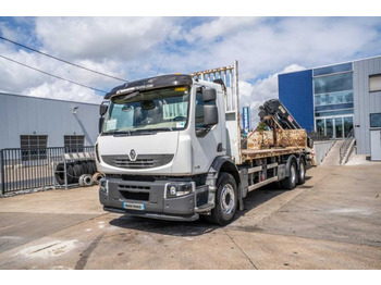 Φορτηγό με ανοιχτή καρότσα RENAULT Premium Lander
