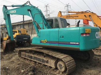 Ερπυστριοφόρος εκσκαφέας second hand Japan made original kobelco sk200-8 excavator used kobelco sk200-8 for sale in shanghai yard: φωτογραφία 2