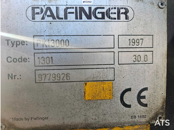 Γερανός παπαγάλος PALFINGER PK 13000 hydraulic crane (1997): φωτογραφία 4 Γερανός παπαγάλος PALFINGER PK 13000 hydraulic crane (1997): φωτογραφία 4