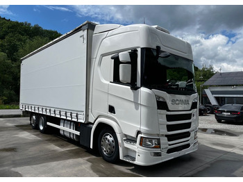 Φορτηγό μουσαμάς Scania R410 // 2018 Rok 6x2 // Retarder // Automat // Led // Navi // 77 //: φωτογραφία 3