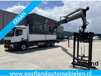 Μίσθωση Mercedes-Benz ANTOS 2546 6X2 Bouwstoffenauto / Open laadbak vv KRAAN MKG HLK 221-3 met Palletklem Mercedes-Benz ANTOS 2546 6X2 Bouwstoffenauto / Open laadbak vv KRAAN MKG HLK 221-3 met Palletklem: φωτογραφία 1