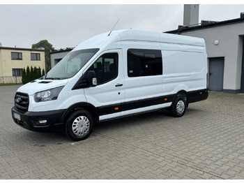 Διπλοκάμπινο ελαφρύ επαγγελματικό Ford Transit L4H3 Brygadówka 6 osoób 6tyś km przebiegu NOWE AUTO SALON PL FV23: φωτογραφία 2