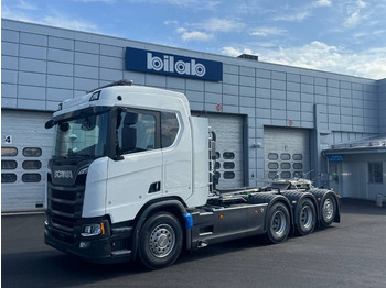 Φορτηγό φόρτωσης γάντζου Scania R 590 8x4*4 Joab Lastväxlare: φωτογραφία 4 Φορτηγό φόρτωσης γάντζου Scania R 590 8x4*4 Joab Lastväxlare: φωτογραφία 4