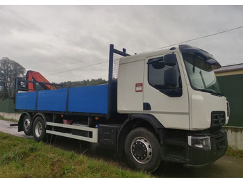 Φορτηγό με ανοιχτή καρότσα, Φορτηγό με γερανό Renault Gama D 26.320 skrzynia hds palfinger PK15500: φωτογραφία 3 Φορτηγό με ανοιχτή καρότσα, Φορτηγό με γερανό Renault Gama D 26.320 skrzynia hds palfinger PK15500: φωτογραφία 3