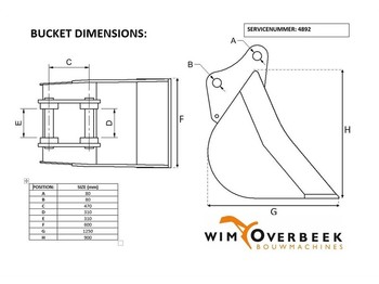 Κουβάς Liebherr 0,60 mtr - Bucket/Schaufel/Dichte bak: φωτογραφία 5