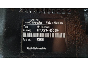 Υδραυλικό Linde HMV105-02 - Atlas 75S - Drive motor/Fahrmotor: φωτογραφία 3