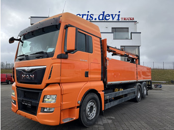 Φορτηγό με ανοιχτή καρότσα MAN TGX 26.480
