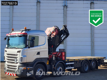 Φορτηγό με ανοιχτή καρότσα SCANIA R 480