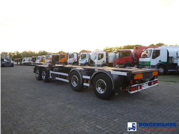 Επικαθήμενο μεταφοράς εμπορευματοκιβωτίων/ Κινητό αμάξωμα D-Tec 4-axle container combi trailer (2 + 2 axles): φωτογραφία 3 Επικαθήμενο μεταφοράς εμπορευματοκιβωτίων/ Κινητό αμάξωμα D-Tec 4-axle container combi trailer (2 + 2 axles): φωτογραφία 3