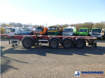 Επικαθήμενο μεταφοράς εμπορευματοκιβωτίων/ Κινητό αμάξωμα D-Tec 4-axle container combi trailer (3 + 1 axles) 20-30-40-45 ft: φωτογραφία 5