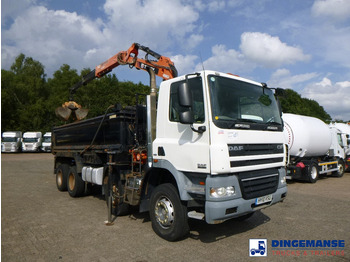 Φορτηγό με γερανό DAF CF 85.360 8X4 RHD tipper + Terex 118.2 VGL-A15: φωτογραφία 2