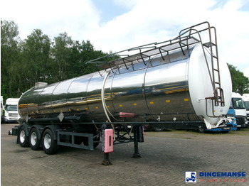 Επικαθήμενο βυτίο METALOVOUGA Bitumen / heavy oil tank inox 29 m3 / 1 comp: φωτογραφία 2