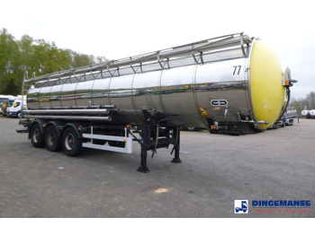 Επικαθήμενο βυτίο Van Hool Chemical tank inox 30 m3 / 1 comp: φωτογραφία 2