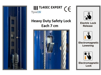 Εξοπλισμός γκαράζ TL40EC EXPERT 2 post asymmetric lift - clear floor: φωτογραφία 3