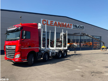 Φορτηγό με γερανό DAF FAD XF 530 8x4 Holzkran: φωτογραφία 2