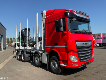 Φορτηγό με γερανό DAF FAD XF 530 8x4 Holzkran: φωτογραφία 4