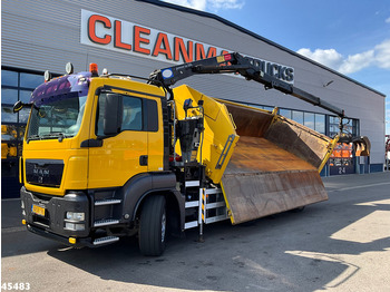 Φορτηγό ανατρεπόμενο, Φορτηγό με γερανό MAN TGS 35.400 8x4 Manual HMF 16 Tm Z-kraan: φωτογραφία 2 Φορτηγό ανατρεπόμενο, Φορτηγό με γερανό MAN TGS 35.400 8x4 Manual HMF 16 Tm Z-kraan: φωτογραφία 2