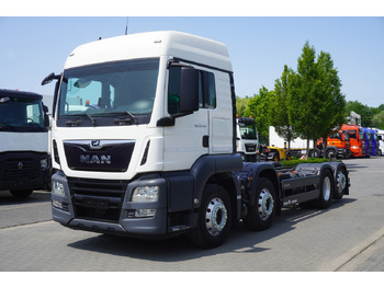 Φορτηγό σασί MAN TGS 35.420 8×2 / Chassis 6.4 m / 3 steered axles: φωτογραφία 2 Φορτηγό σασί MAN TGS 35.420 8×2 / Chassis 6.4 m / 3 steered axles: φωτογραφία 2