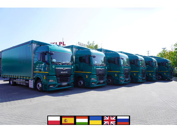 Φορτηγό μουσαμάς MAN TGX 18.470