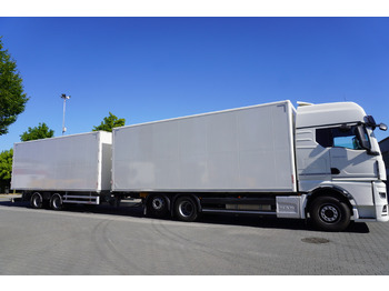 Φορτηγό κόφα MAN TGX 26.480 6×2-2 LL CH NEW / 19 EPAL box / New Wecon walkthrough box trailer 19 EPAL / 2025.06 !!!: φωτογραφία 2