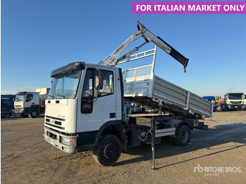 Φορτηγό ανατρεπόμενο 2002 Iveco Eurocargo 110EL18 Bonfiglioli P7200L 1980 kg on 4x2 Dump Truck with Crane: φωτογραφία 2