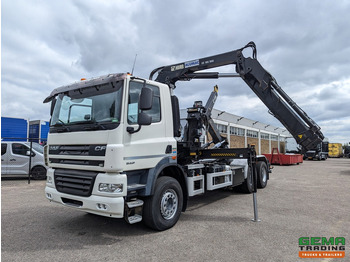 Μίσθωση DAF CF85.410 6x4 Dagcab Euro5 EEV - Hiab Haakarm + Hiab 166E-2 DUO - Vangmuil DAF CF85.410 6x4 Dagcab Euro5 EEV - Hiab Haakarm + Hiab 166E-2 DUO - Vangmuil: φωτογραφία 1