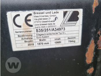 Μηχανήματα ενσίρωσης Bressel & Lade SILAGESCHNEIDSCHAUFE: φωτογραφία 2