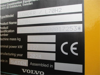 Ελαστιχοφόρος φορτωτής Volvo L 70 H H2 BEMÆRK MED GARANTI FRA VOLVO FREM TIL DE: φωτογραφία 2 Ελαστιχοφόρος φορτωτής Volvo L 70 H H2 BEMÆRK MED GARANTI FRA VOLVO FREM TIL DE: φωτογραφία 2