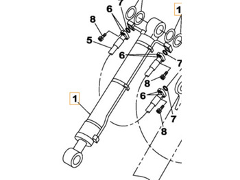 Υδραυλικός κύλινδρος CASE