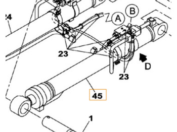 Υδραυλικός κύλινδρος CASE