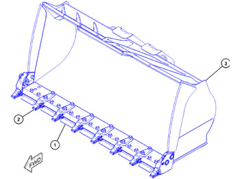 Κουβάς για φορτωτή CATERPILLAR