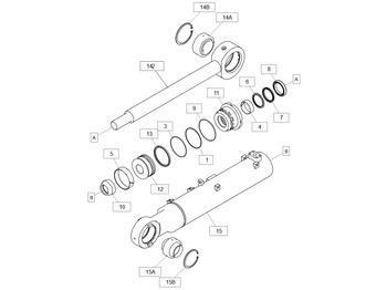 Υδραυλικός κύλινδρος CATERPILLAR