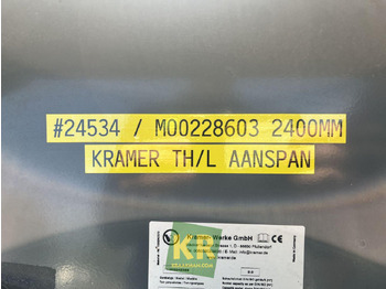 Κουβάς για φορτωτή για Κατασκευή μηχανήματα 2400 HVF GRONDBAK Kramer: φωτογραφία 5