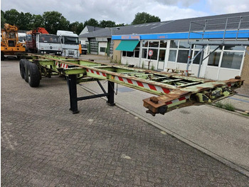 Επικαθήμενο μεταφοράς εμπορευματοκιβωτίων/ Κινητό αμάξωμα Fruehauf Steelspring - Drumbrakes: φωτογραφία 4