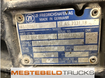 Κιβώτιο ταχυτήτων και ανταλλακτικά για Φορτηγό MAN Versnellingsbak 12 AS 2331 TD + IT3: φωτογραφία 5 Κιβώτιο ταχυτήτων και ανταλλακτικά για Φορτηγό MAN Versnellingsbak 12 AS 2331 TD + IT3: φωτογραφία 5
