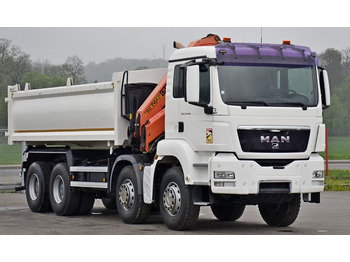 Φορτηγό με γερανό, Φορτηγό ανατρεπόμενο MAN TGS 35.440 * KIPPER 5,80m + KRAN * TOPZUSTAND MAN TGS 35.440 * KIPPER 5,80m + KRAN * TOPZUSTAND: φωτογραφία 4 Φορτηγό με γερανό, Φορτηγό ανατρεπόμενο MAN TGS 35.440 * KIPPER 5,80m + KRAN * TOPZUSTAND MAN TGS 35.440 * KIPPER 5,80m + KRAN * TOPZUSTAND: φωτογραφία 4