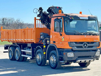 Νέα Φορτηγό με γερανό Mercedes-Benz ACTROS 3241 * HIAB 322 EP-4 HIDUO + FUNK / 8x4: φωτογραφία 4