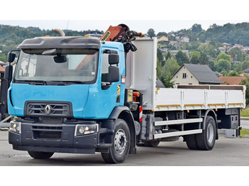 Φορτηγό με γερανό, Φορτηγό με ανοιχτή καρότσα Renault C 320 * PK 12002 EH A + FUNK * TOPZUSTAND: φωτογραφία 3