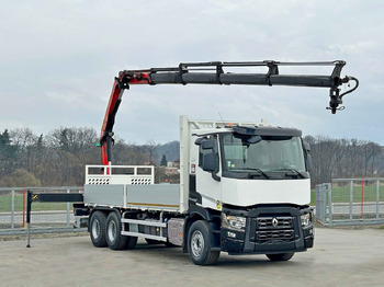 Νέα Φορτηγό με γερανό Renault C 380 *PRITSCHE 6,80m * PK 18002-EH C + FUNK*6x4: φωτογραφία 2