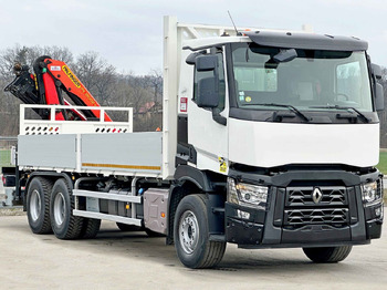 Νέα Φορτηγό με γερανό Renault C 380 *PRITSCHE 6,80m * PK 18002-EH C + FUNK*6x4: φωτογραφία 4