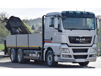 Φορτηγό με ανοιχτή καρότσα, Φορτηγό με γερανό MAN TGX 26.440 Pritsche 6,40 m* PK 29002+FUNK *6x4: φωτογραφία 3 Φορτηγό με ανοιχτή καρότσα, Φορτηγό με γερανό MAN TGX 26.440 Pritsche 6,40 m* PK 29002+FUNK *6x4: φωτογραφία 3