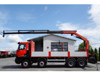 Φορτηγό με ανοιχτή καρότσα, Φορτηγό με γερανό Renault C 430 / 8x4 / SKRZYNIOWY 7 M + HDS PALFINGER PK 24001-K C / WYSÓ: φωτογραφία 4 Φορτηγό με ανοιχτή καρότσα, Φορτηγό με γερανό Renault C 430 / 8x4 / SKRZYNIOWY 7 M + HDS PALFINGER PK 24001-K C / WYSÓ: φωτογραφία 4