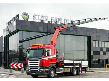 Φορτηγό με ανοιχτή καρότσα SCANIA R 500