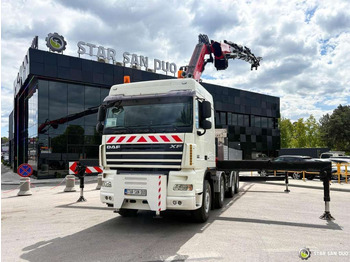 Τράκτορας DAF  XF 105.510 8x4 FASSI F800 XP Crane Fifth wheel: φωτογραφία 5