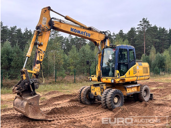 Τροχοφόρος εκσκαφέας KOMATSU PW160