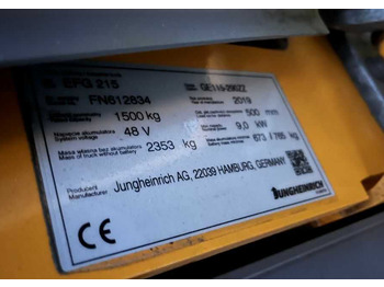 Μίσθωση  Jungheinrich EFG215 Jungheinrich EFG215: φωτογραφία 4